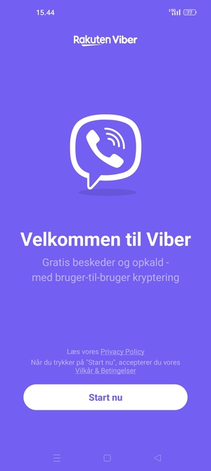 Din app er klar til brug