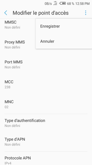 Sélectionnez Enregistrer