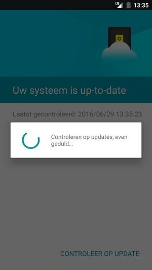 Wacht tot de zoekopdracht beëindigd is