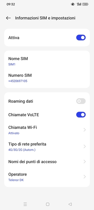 Seleziona Nomi dei punti di accesso