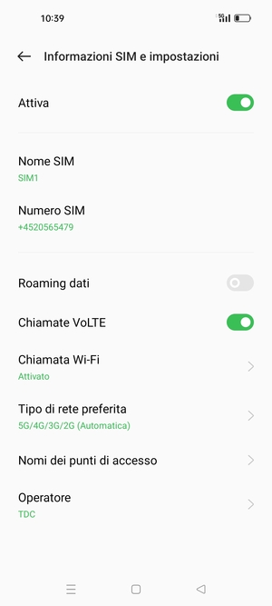 Seleziona Nomi dei punti di accesso