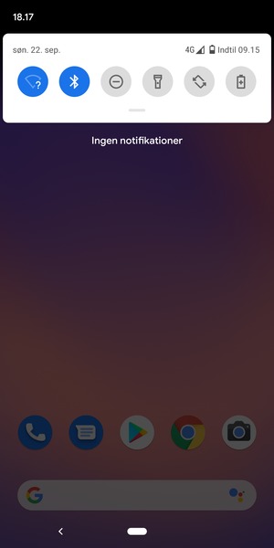 Aktiver topmenuen igen