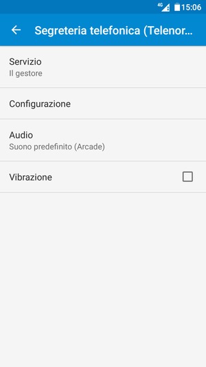 Seleziona Configurazione