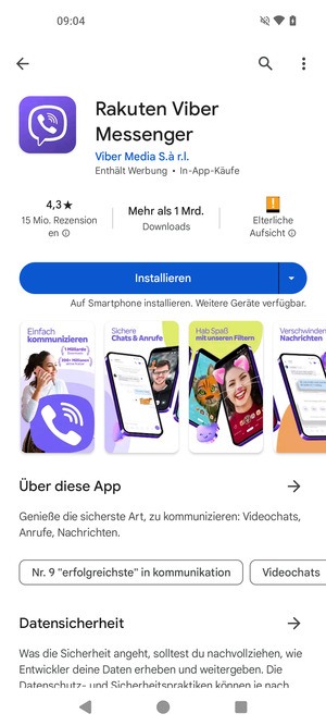 Wählen Sie Installieren