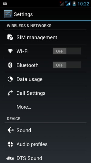 Select Wi-Fi