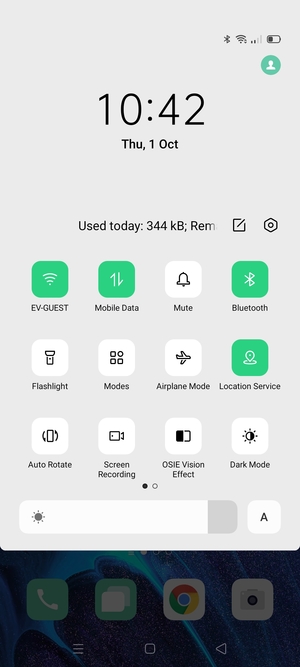 Turn off Wi-Fi and Bluetooth