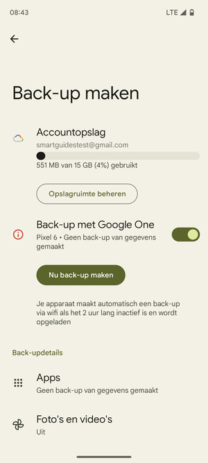 Selecteer Accountopslag