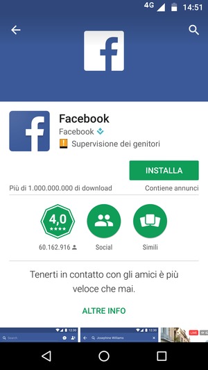 Seleziona INSTALLA
