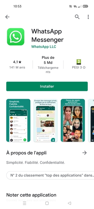 Sélectionnez Installer