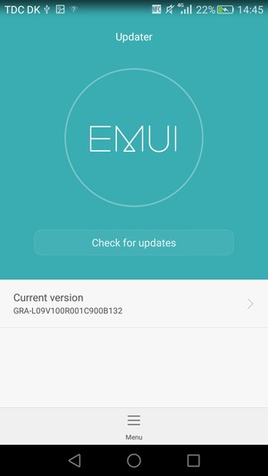 Select Check for updates