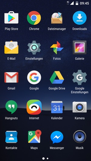Wählen Sie E-Mail