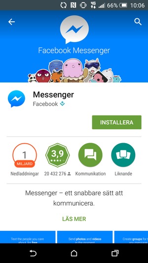 Välj INSTALLERA