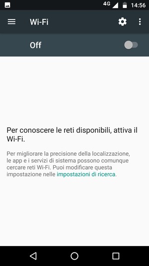 Attiva Wi-Fi