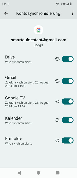 Ihre Kontakte von Google werden nun auf Ihr Xiaomi synchronisiert