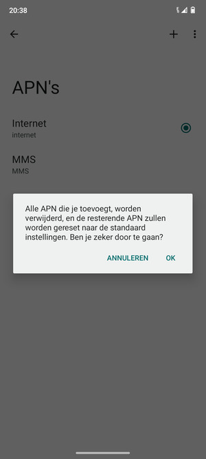 Selecteer OK