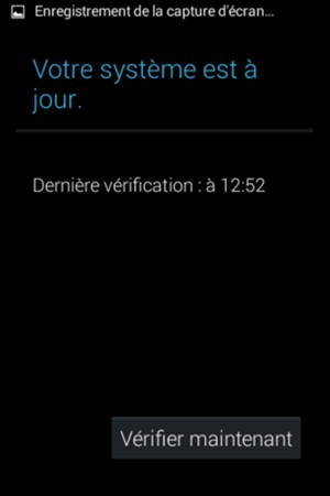Sélectionnez Vérifier maintenant