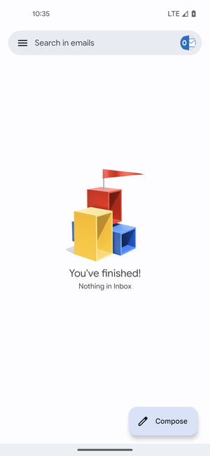 Your Hotmail is ready to use