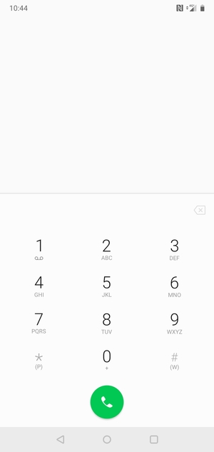 Appuyez longuement sur le numéro 1