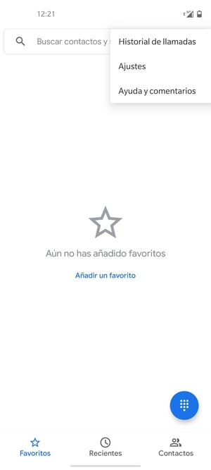 Seleccione Ajustes