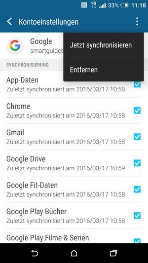 Wählen Sie Jetzt
synchronisieren