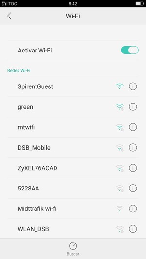 Seleccione la red inalámbrica a la que desea conectarse