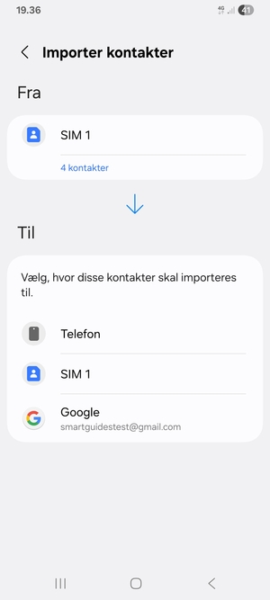 Vælg Google