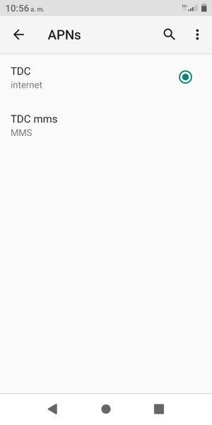 El teléfono ha sido configurado para MMS