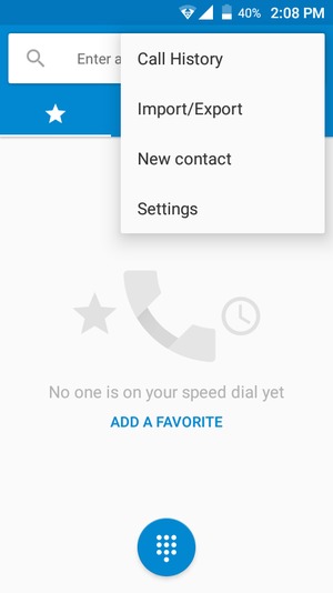 Select Settings