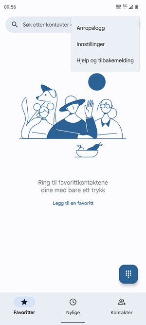 Velg Innstillinger