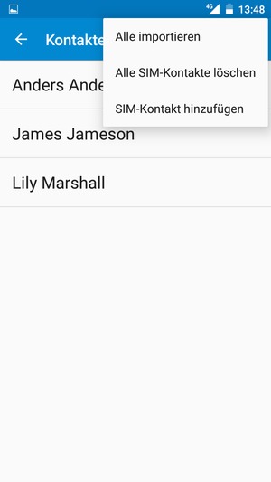 Wählen Sie Alle importieren