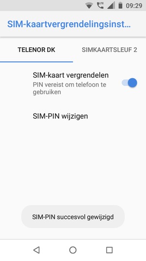 Uw SIM-PIN is gewijzigd