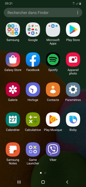 Sélectionnez Samsung
