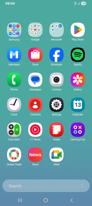Select Settings