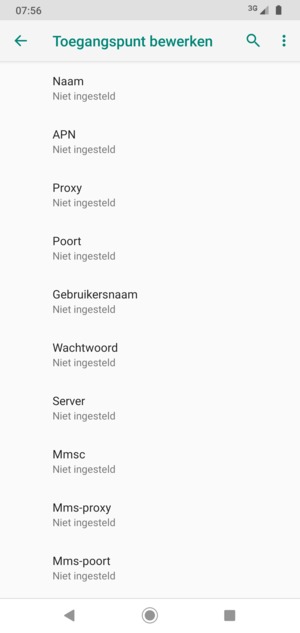 Voer mms-gegevens in
