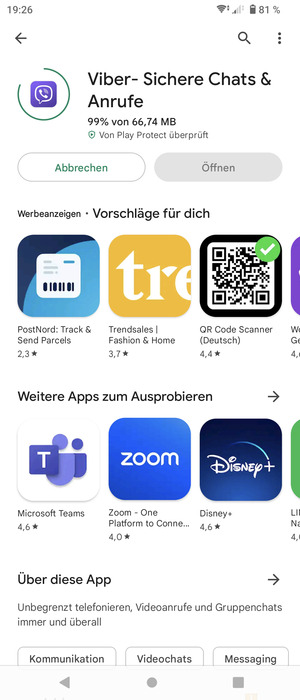 Warten Sie, bis der Installationsprozess  beendet ist
