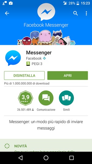 Seleziona APRI