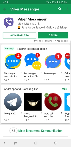 Välj ÖPPNA