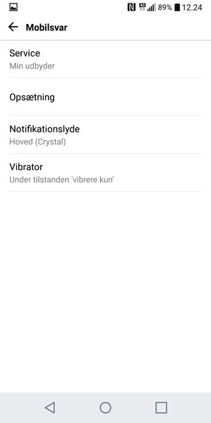 Vælg Opsætning