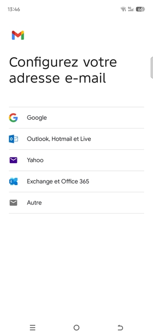 Sélectionnez Outlook, Hotmail et Live