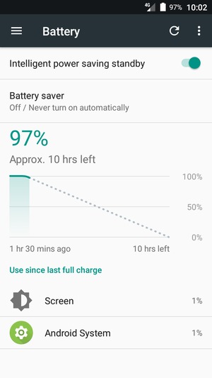 Select Battery saver