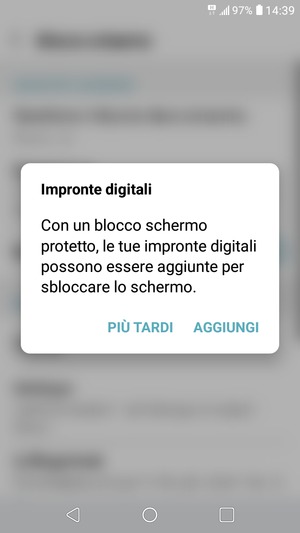 Seleziona PIÙ TARDI