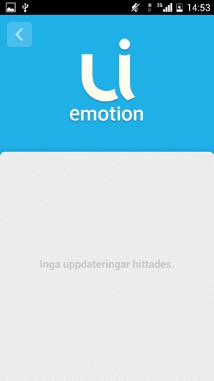 Om din telefon är uppdaterad, kommer du att se följande skärm.