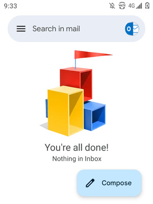 Your Hotmail is ready to use
