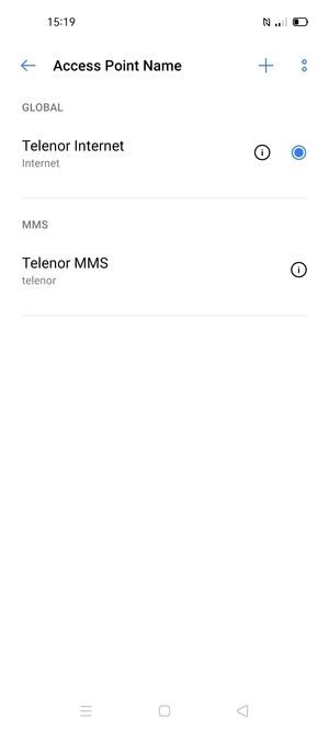 Select the menu button