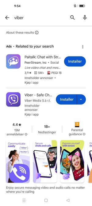 Velg app