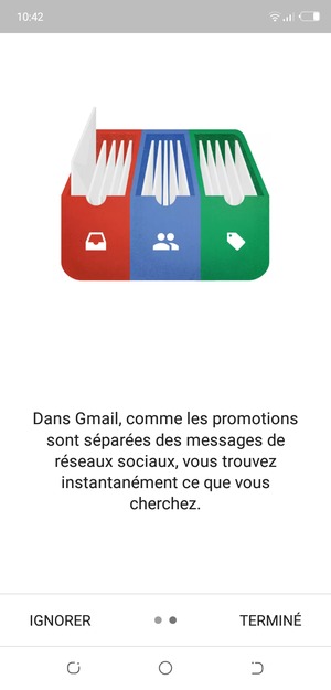 Sélectionnez TERMINÉ