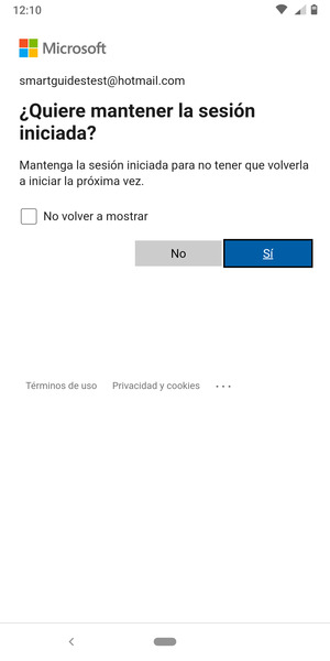 Seleccione la opción deseada