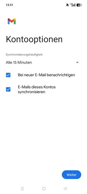 Wählen Sie Weiter