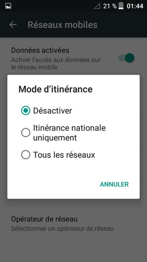 Sélectionnez votre option préférée