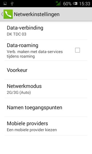 Selecteer Namen toegangspunten